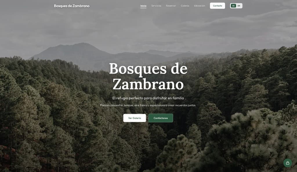 Bosques de Zambrano — Country club website