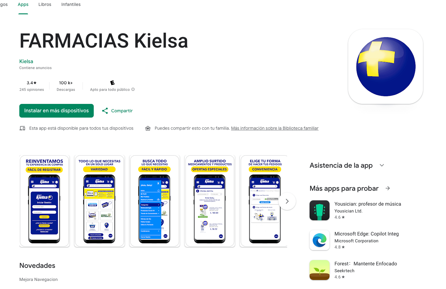 Fullstack Developer — Farmacias Kielsa (Mobile App)